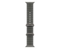 Pasek i akcesoria do zegarków Apple 49mm Translucent Black Ocean Band - Natural Titanium Finish